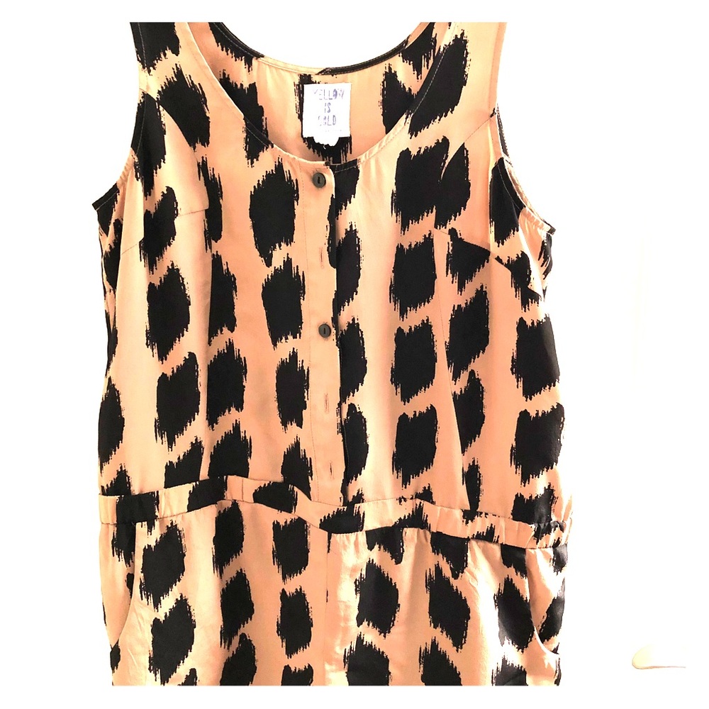 Yellow and Gold Romper from Lit Boutique